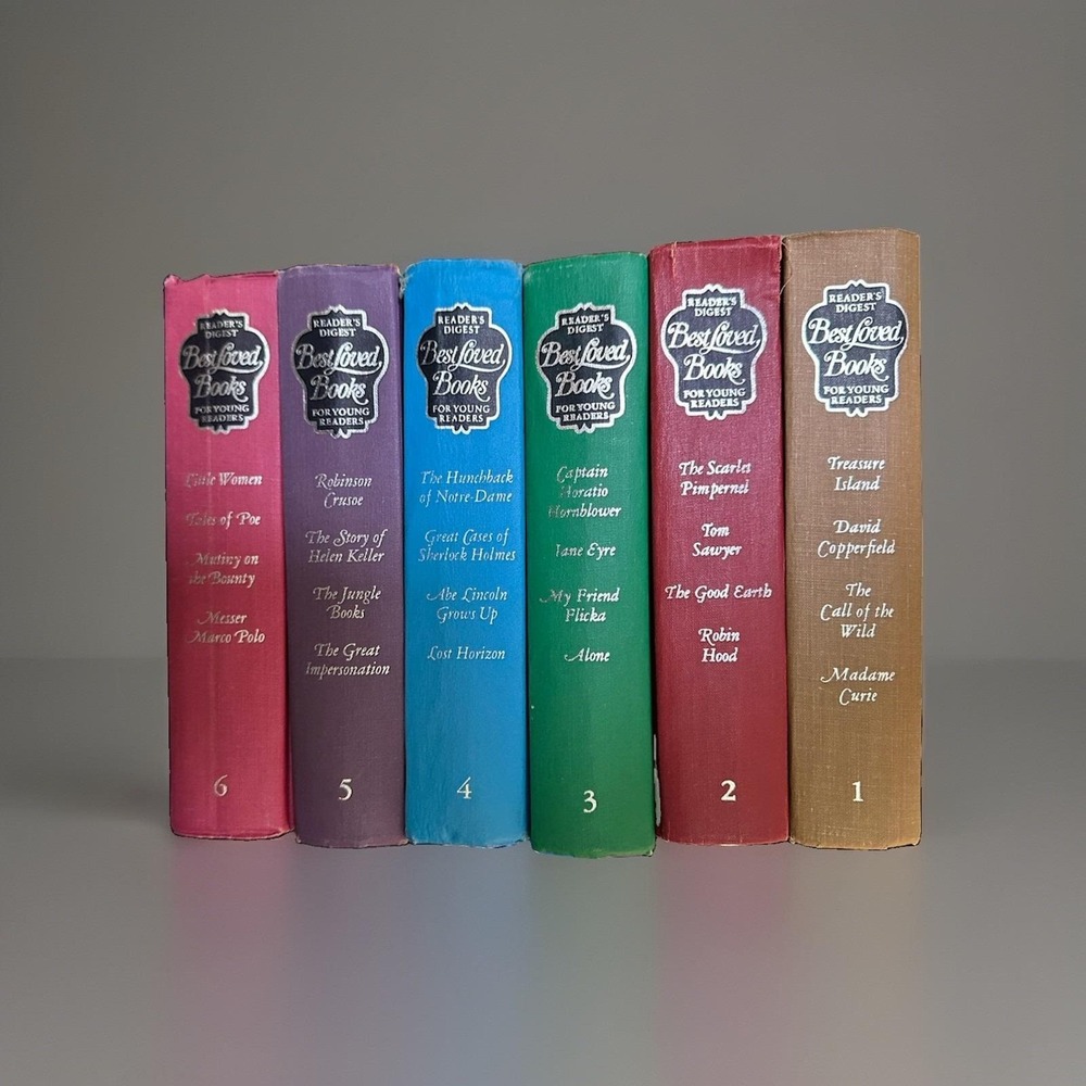 Lot of 1-6 Reader's Digest Best Loved Books For Young Readers Jewel Hardcover